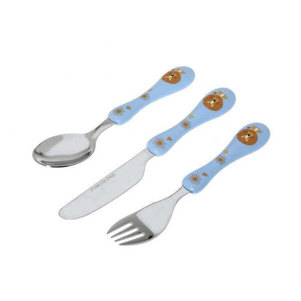 Μαχαιροπήρουνα 24home  - ΣΗΜΑΝΤΙΚΟ: Σε περίπτωση διαφοράς τιμής από το κατάστημα ισχύει παντα και μόνο η τιμή του καταστήματος Σετ Μαχαιροπήρουνα 3τμχ Παιδικά Ανοξείδωτο Ατσάλι Kid C